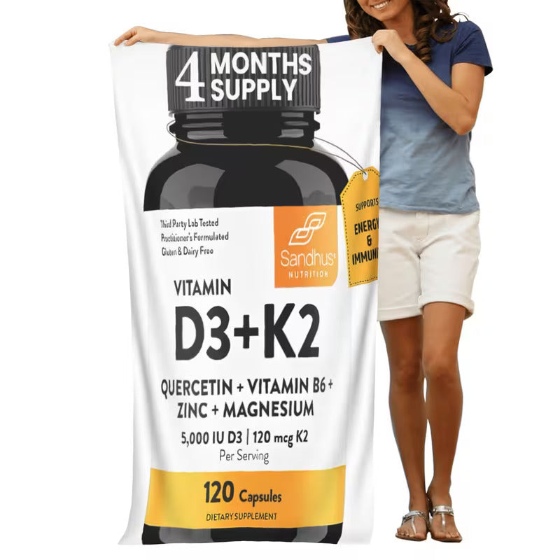 Nutrition Vitamin D3+K2 Supplement