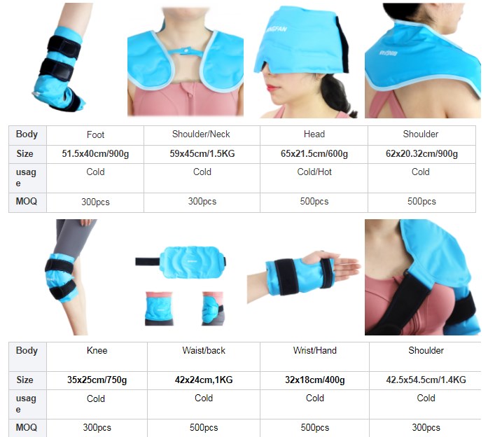 Ankle Gel Ice Pack Wrap