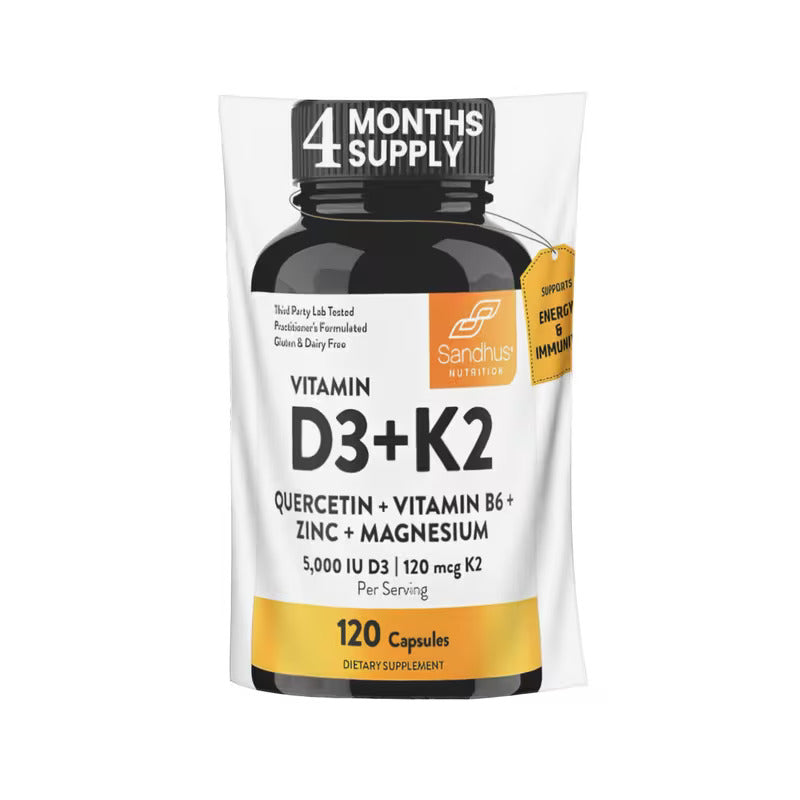 Nutrition Vitamin D3+K2 Supplement