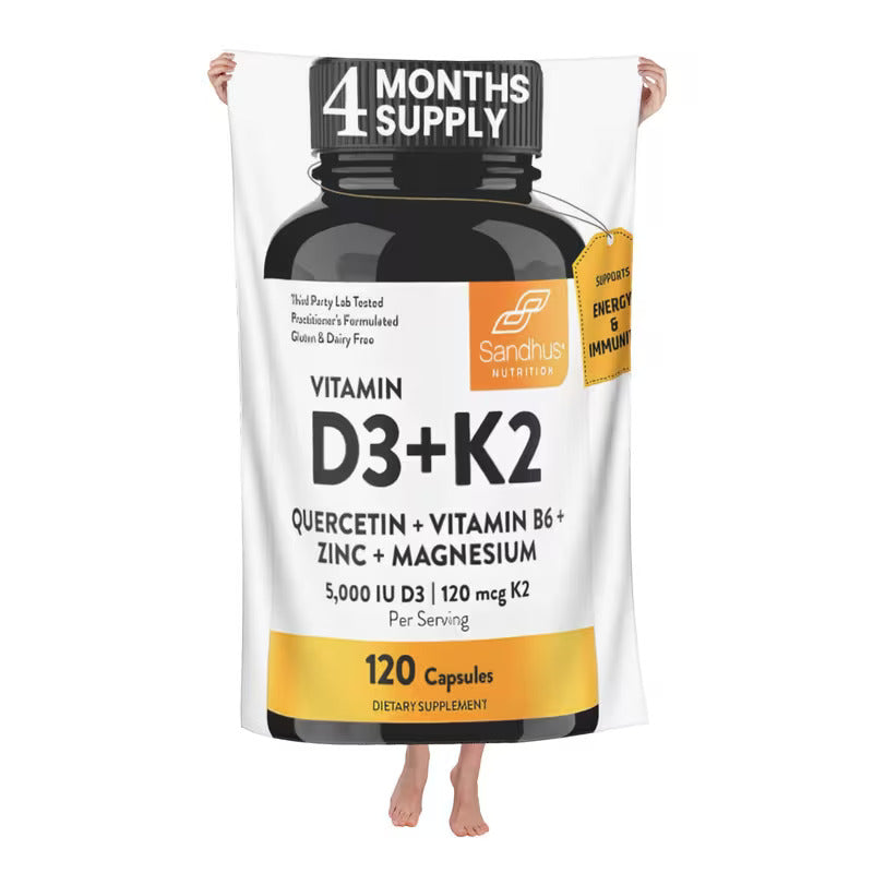 Nutrition Vitamin D3+K2 Supplement